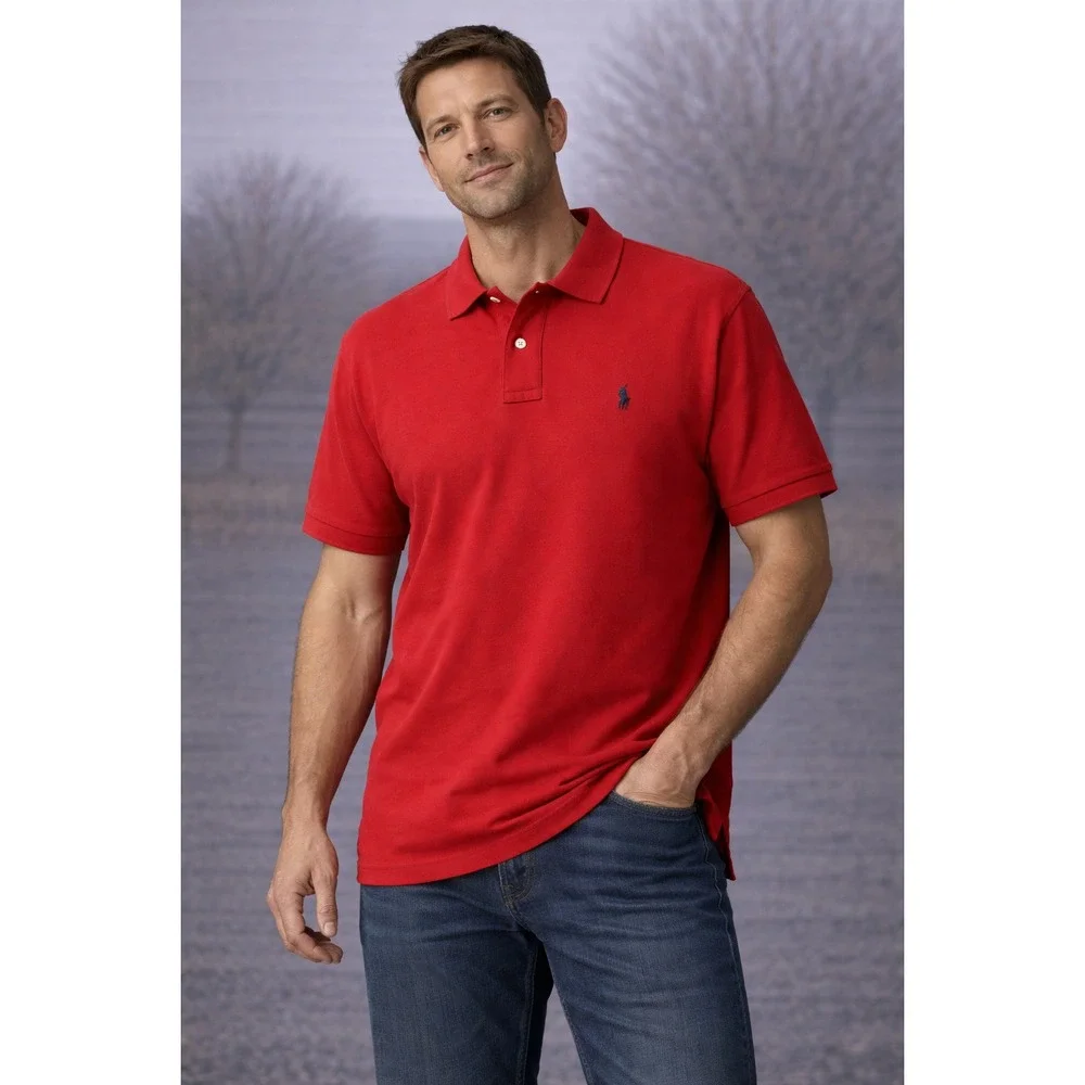 Polo Ralph Lauren Men's Classic Red Polo‎ XL